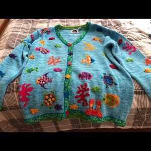 Storybook knit sweater